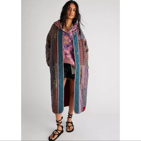 NEW Free People Rolling Thunder Coat - Picture 1 of 16